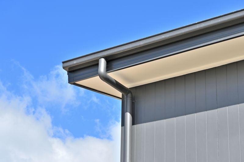 Gutter Covers on a Commercial Building
